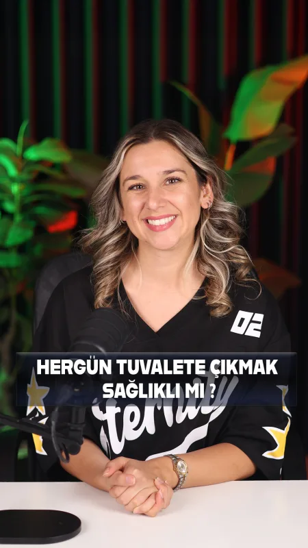 Diyetisyen Eda Kılıç, “Her Gün Tuvalete Çıkmak Sağlıklı mı?” videosunun kapağında